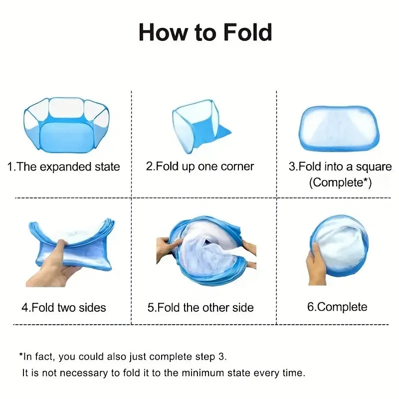 Children'S Ball Pool Fence Tent Indoor Household Baby Toy Pool Mesh