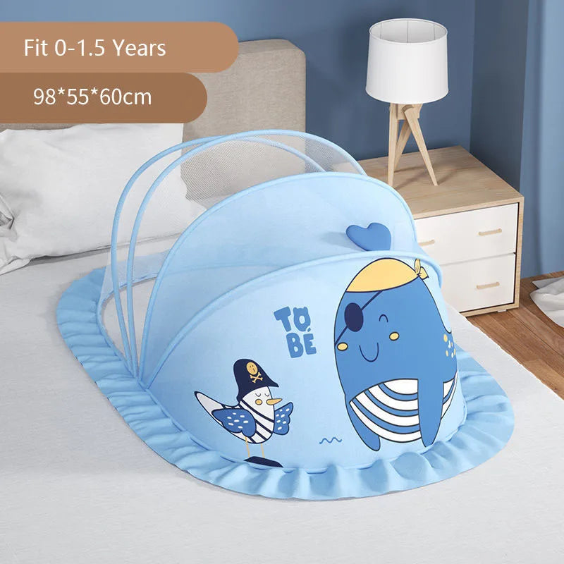 Baby Bed Mosquito Net Baby Bed Crib Folding Net Mosquito Net Mattress Pillow Suit Newborn Cradle Mesh Tent Net Baby Bedding