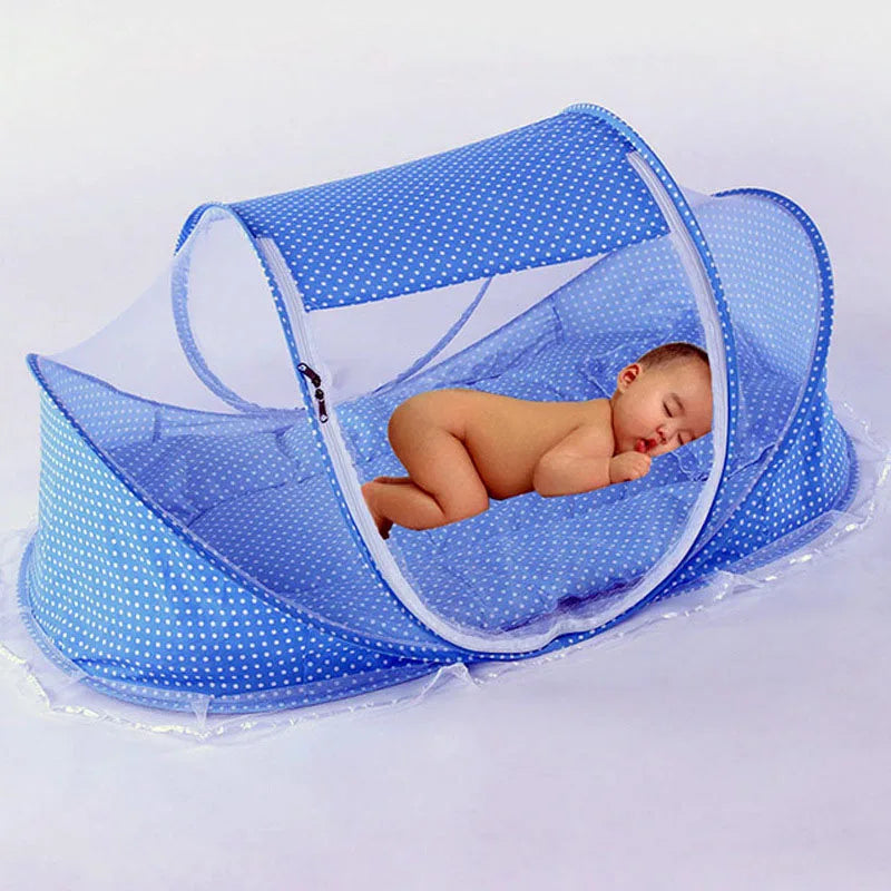 Baby Bed Mosquito Net Baby Bed Crib Folding Net Mosquito Net Mattress Pillow Suit Newborn Cradle Mesh Tent Net Baby Bedding