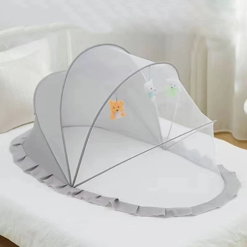 Baby Bed Mosquito Net Baby Bed Crib Folding Net Mosquito Net Mattress Pillow Suit Newborn Cradle Mesh Tent Net Baby Bedding