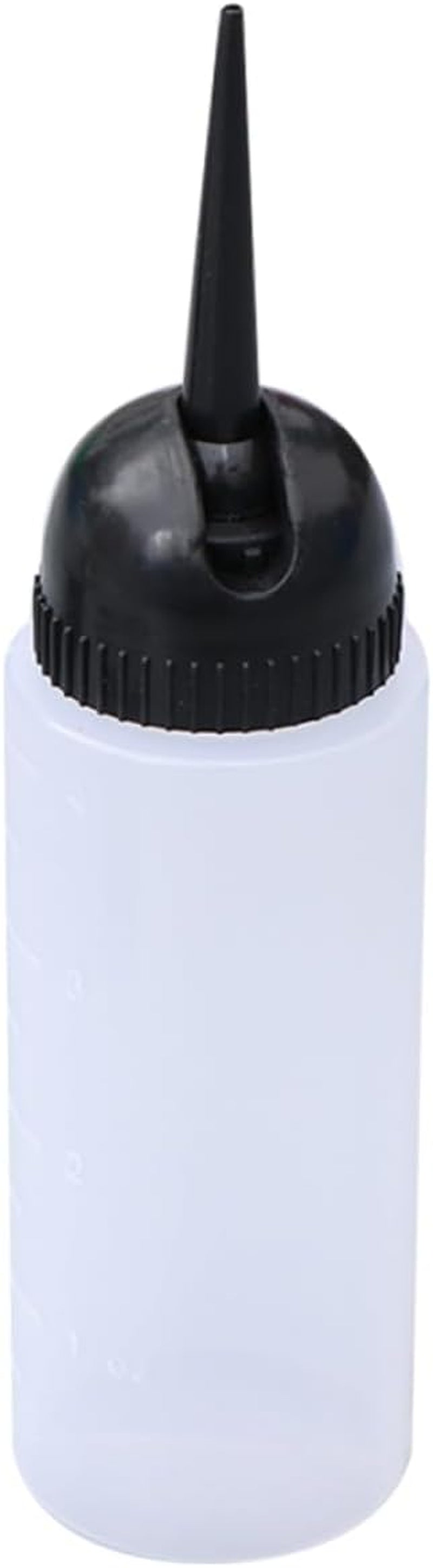 Professional Hair Dye Bottles 6Pcs Plastic Hair Coloring Containers Pointed Nozzles for Salon Use Easy to Fill and Clean